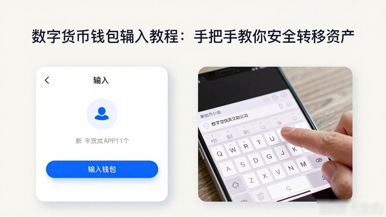 数字货币钱包导入助记词 私钥导入安全指南 钱包迁移防止资产丢失_数字货币钱包导入