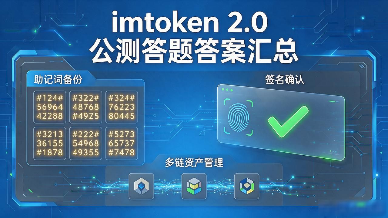 imtoken 2.0 公测答题_imtoken2.0公测答题通关技巧_imtoken2.0公测答题活动