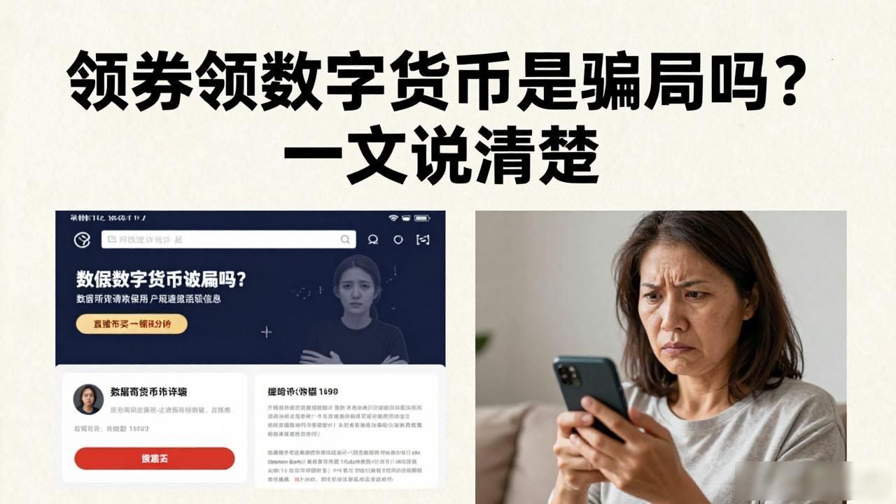 领优惠券送数字货币风险_领券数字货币是真的吗_数字货币虚假宣传手段
