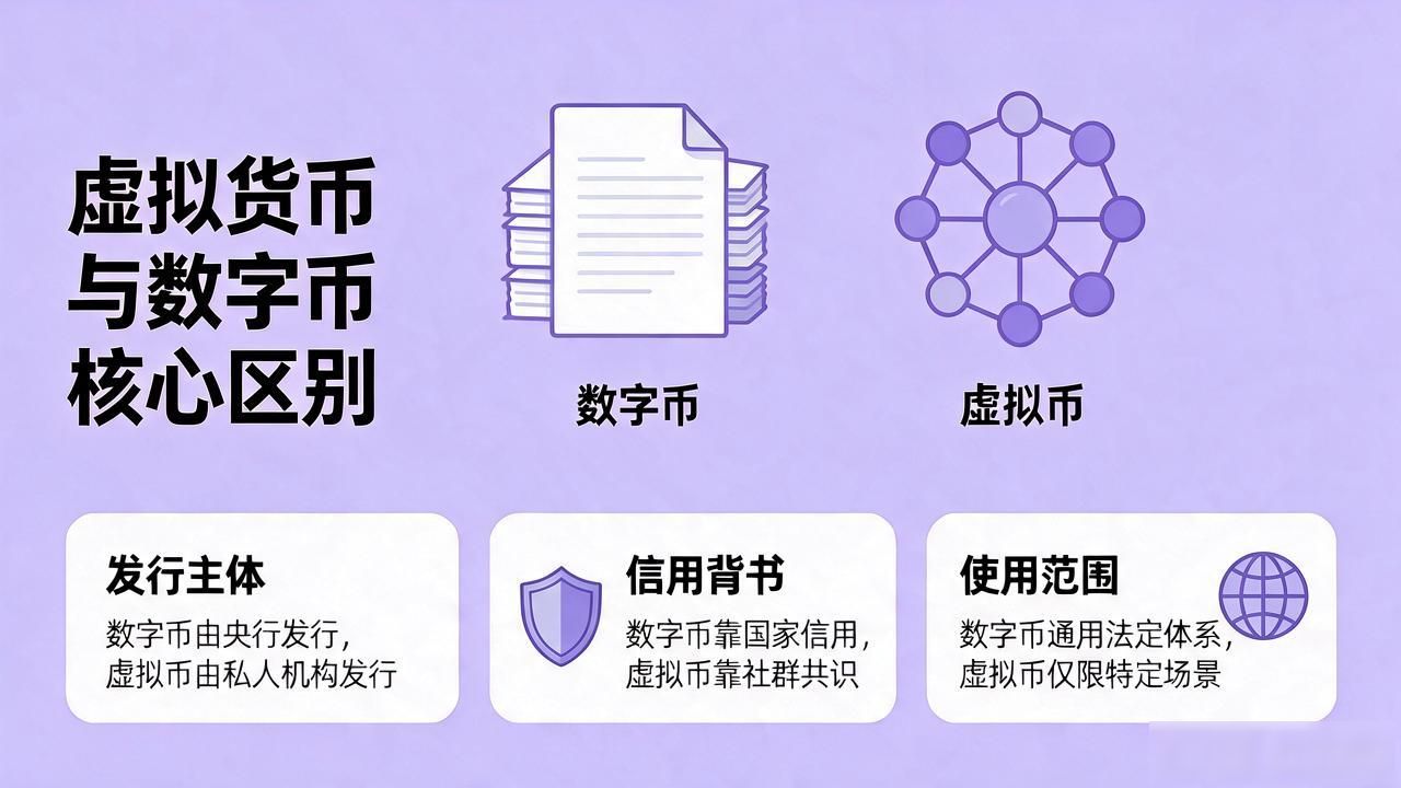虚拟货币包括数字币吗_虚拟货币和数字币的区别与关系 虚拟货币和数字币的核心特点差异 央行发行的数字币与虚拟货币的不同