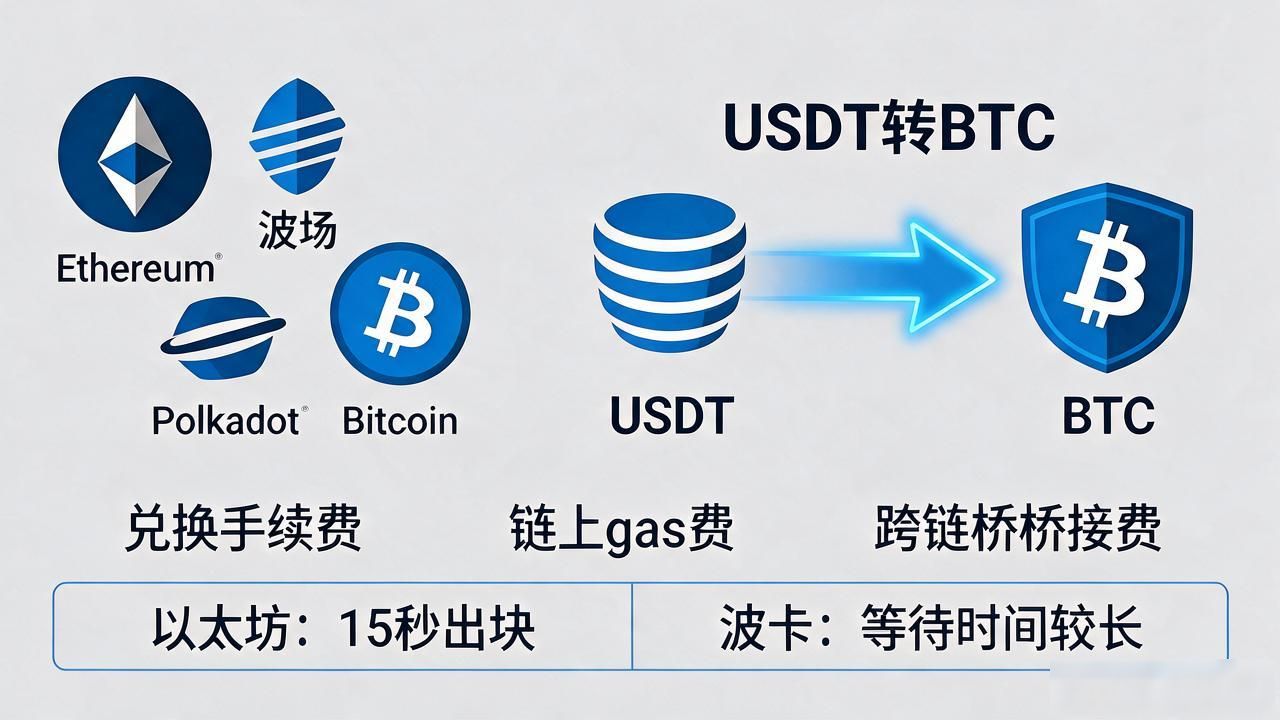 USDT转BTC具体操作流程_数字货币能互转吗_不同币种转账注意事项