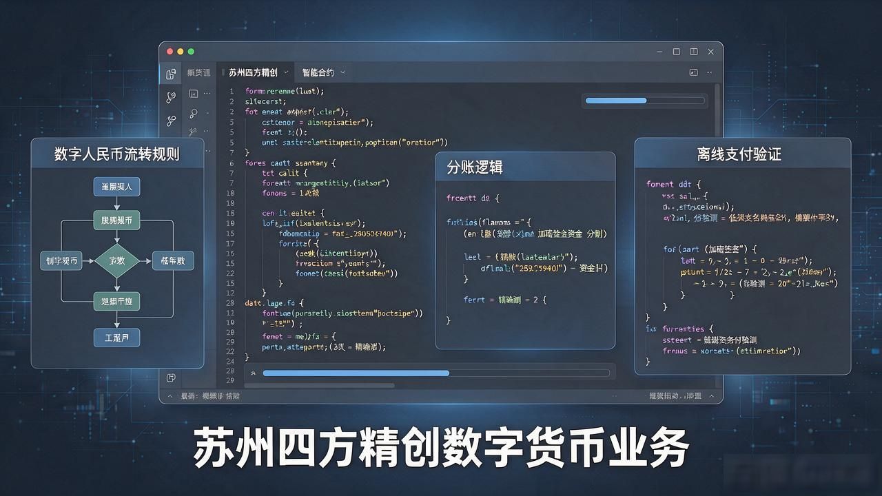 苏州四方精创数字货币_数字人民币底层技术支撑_智能合约开发金融级安全架构
