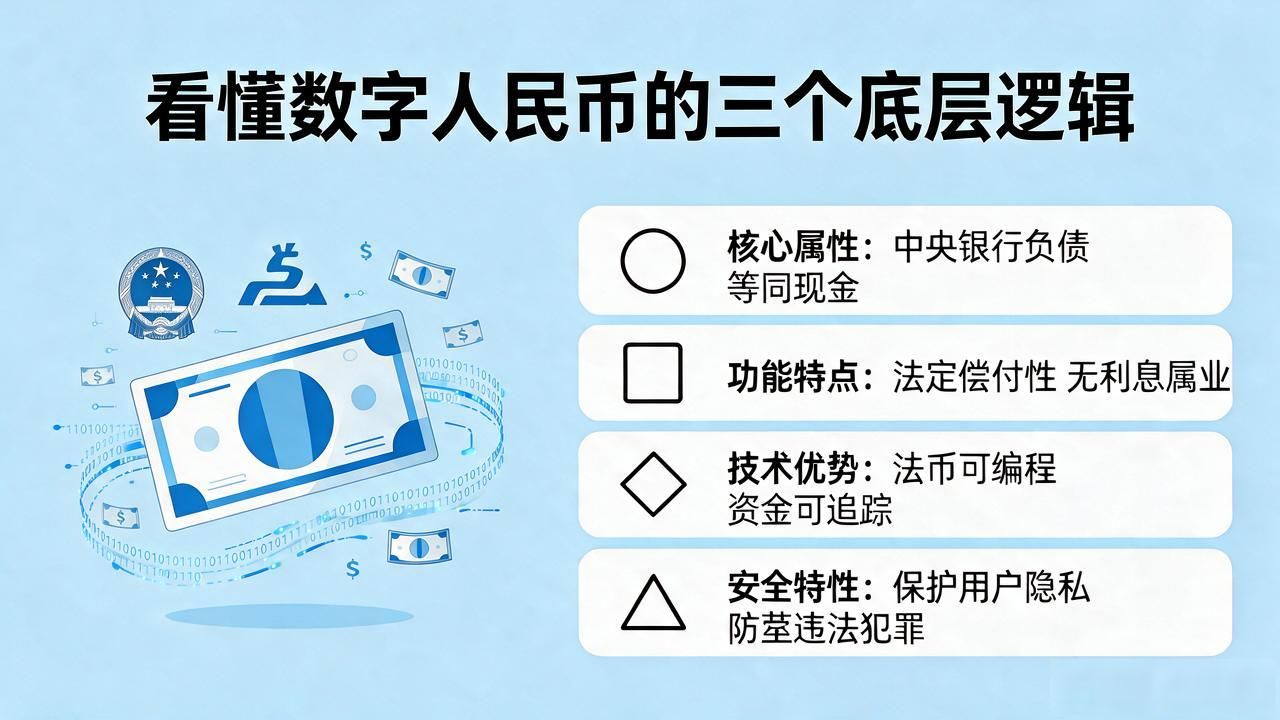 央行数字货币3点解读_央行数字货币DC/EP本质是法定货币流通基础设施_数字人民币与微信支付宝的核心逻辑差异