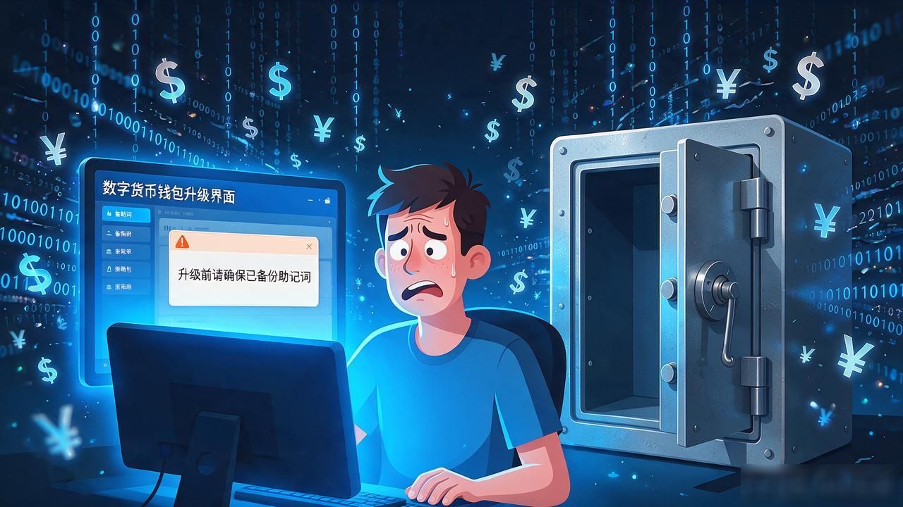 数字货币钱包升级_钱包升级私钥安全_助记词备份重要性
