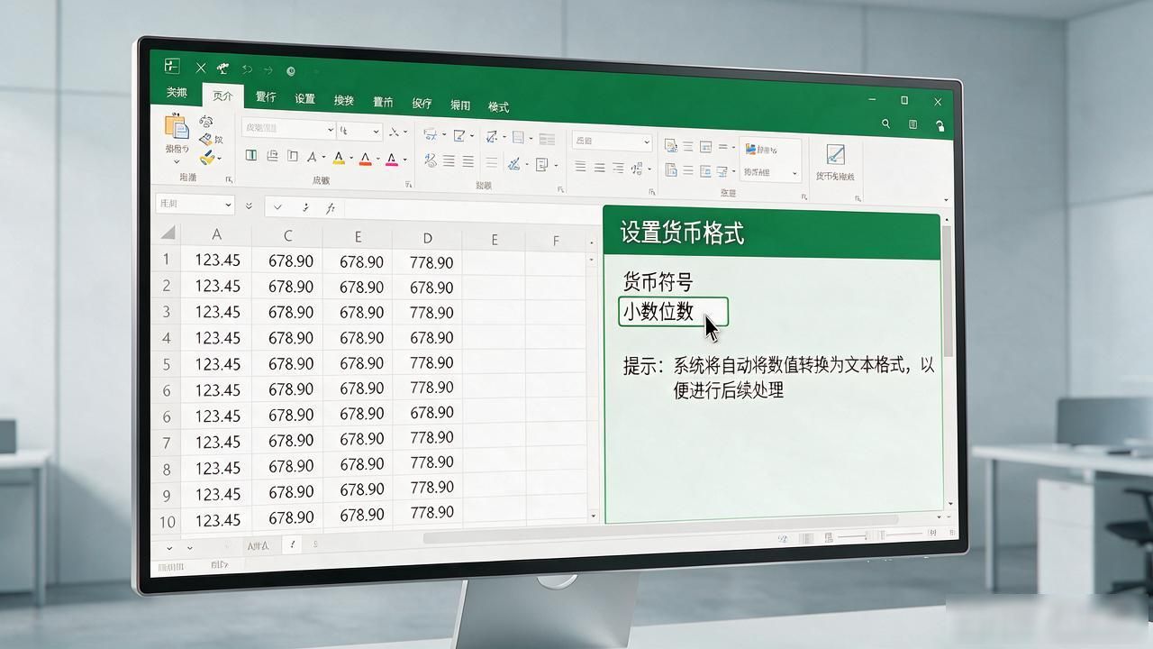 处理Excel数字文本转换_excel数字标文本，货币_财务工资表格式问题解决