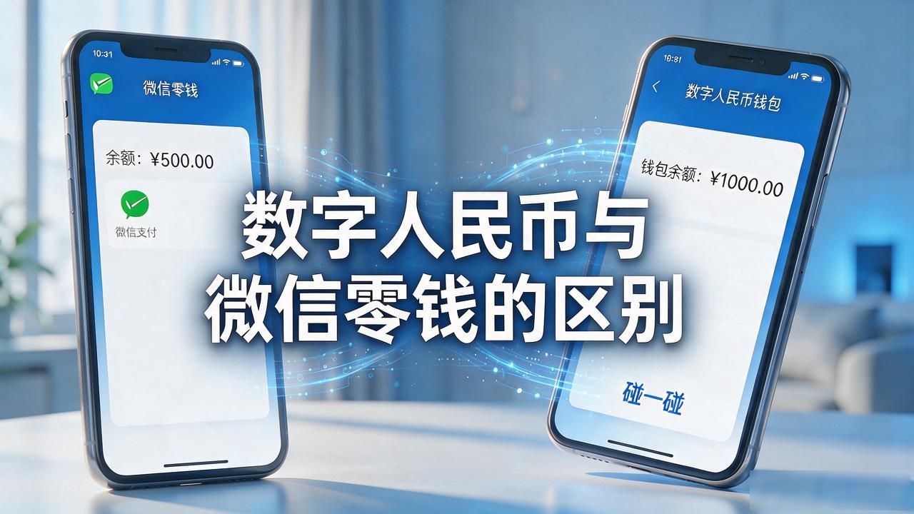 数字人民币微信使用_数字人民币与微信零钱区别_腾讯数字货币有什么用