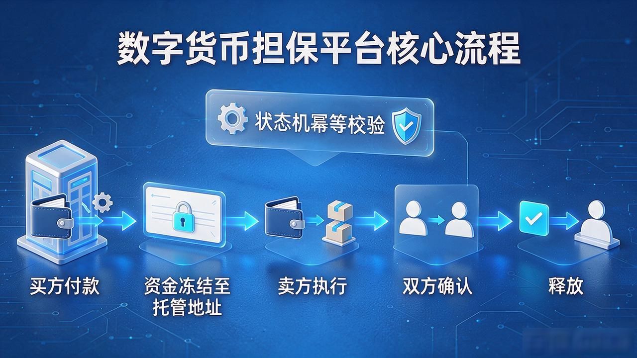 第三方资金托管状态机设计_数字货币担保平台源码_数字货币担保平台交易引擎源码
