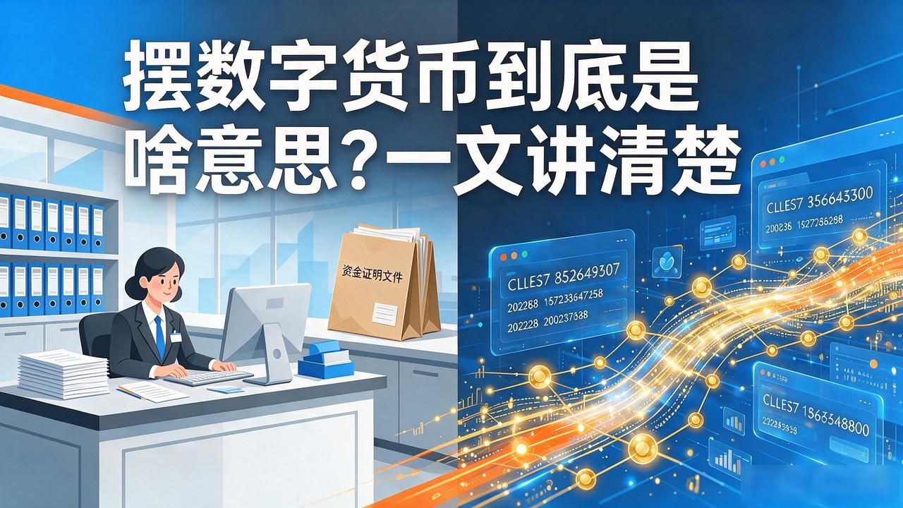 为啥叫摆数字货币呢_数字货币摆账_区块链资产公示