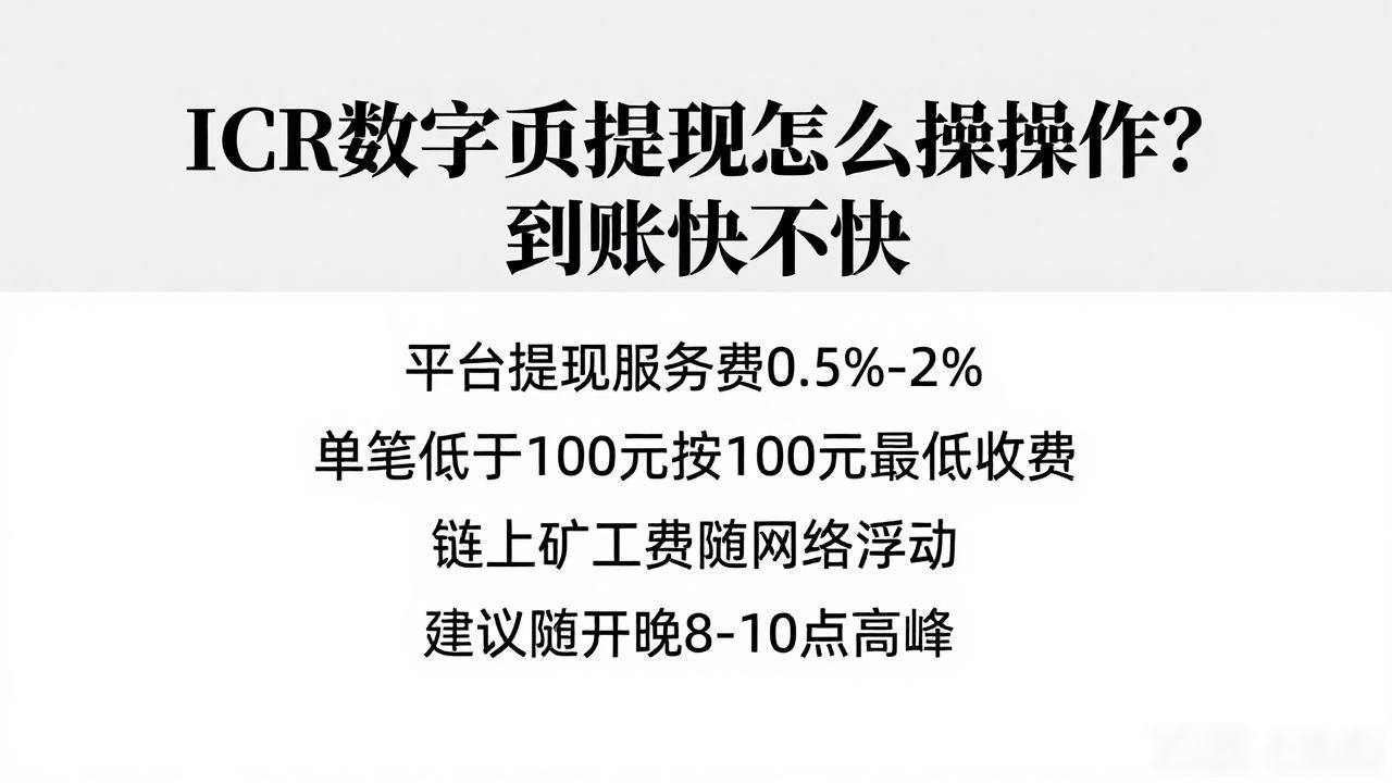 ICR币提现手续费标准_ICR数字货币提现_ICR数字货币提现流程