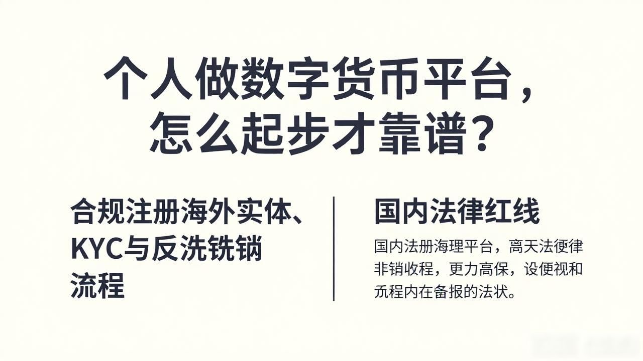 个人做数字货币平台_区块链交易所合规运营_个人数字货币平台搭建